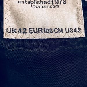 TOPMAN Wool Blazer Never Worn